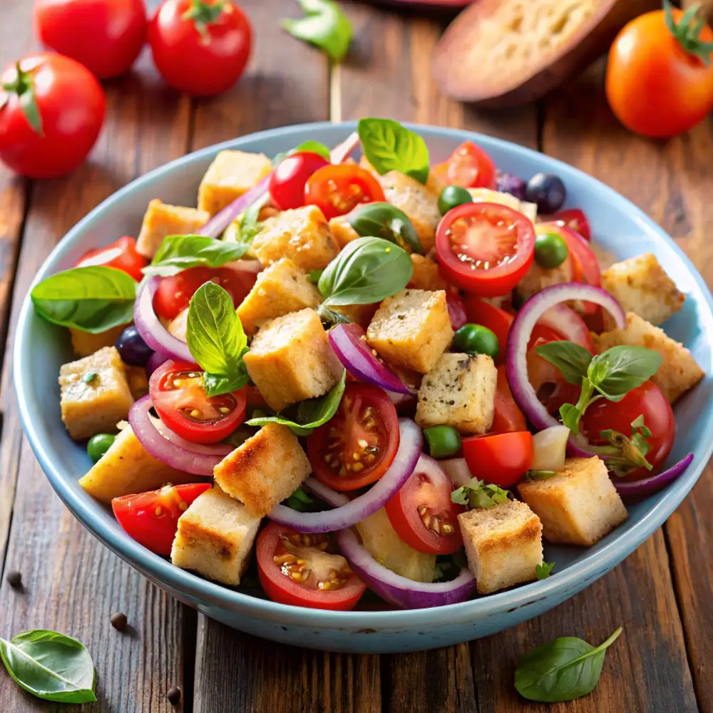 Panzanella Salad - Classic Italian Bread and Tomato Salad