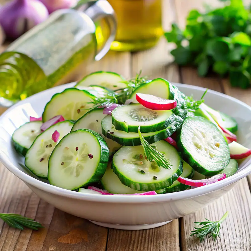 Easy Cucumber Salad – Refreshing and Healthy