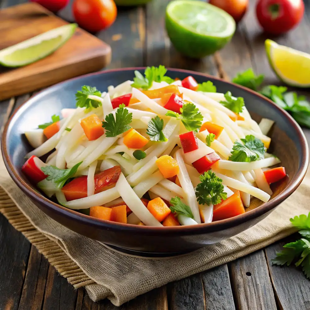 Refreshing Jicama Salad – Easy, Healthy, and Delicious