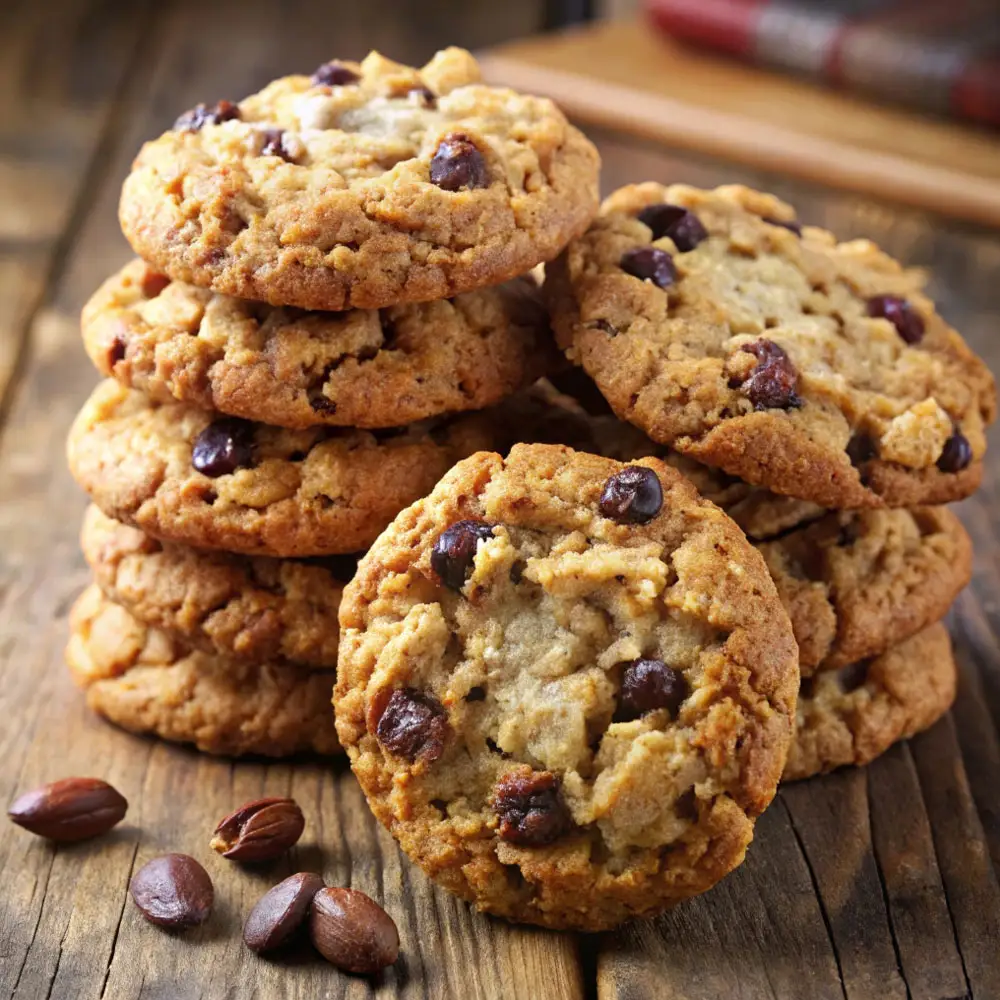 Oatmeal Raisin Cookies. Soft and Chewy Homemade Cookies