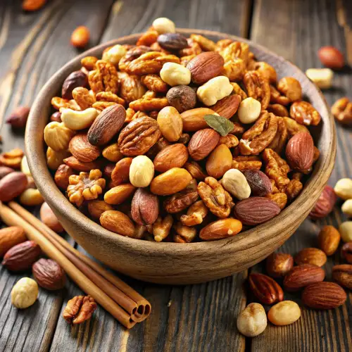 Easy Roasted Nuts. Healthy Snack Idea