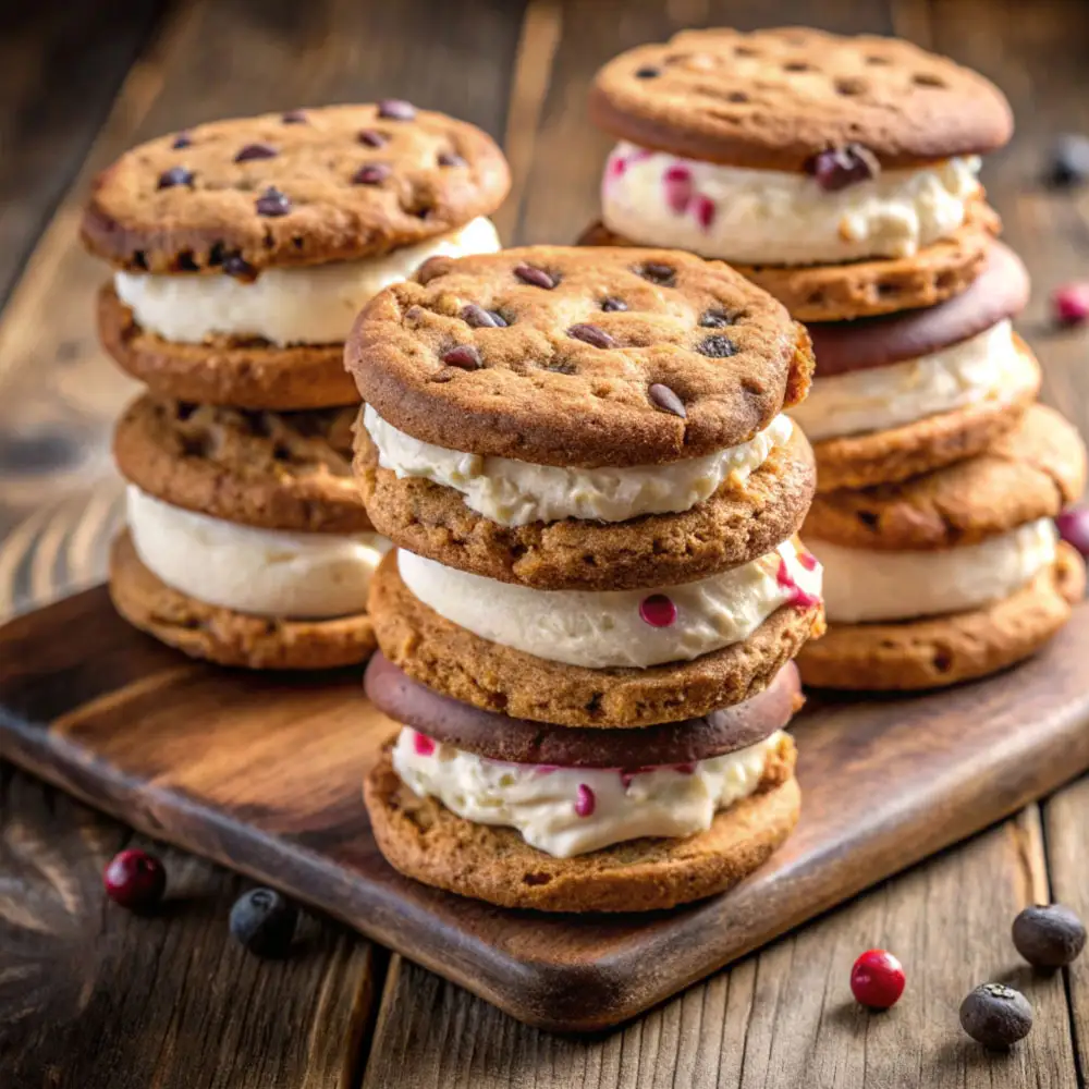 Homemade Ice Cream Sandwiches - Classic Chewy and Creamy Recipe