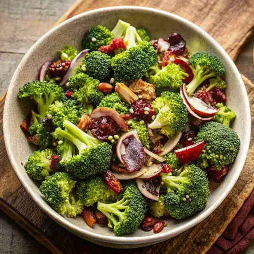 Easy Broccoli Salad - Healthy and Delicious