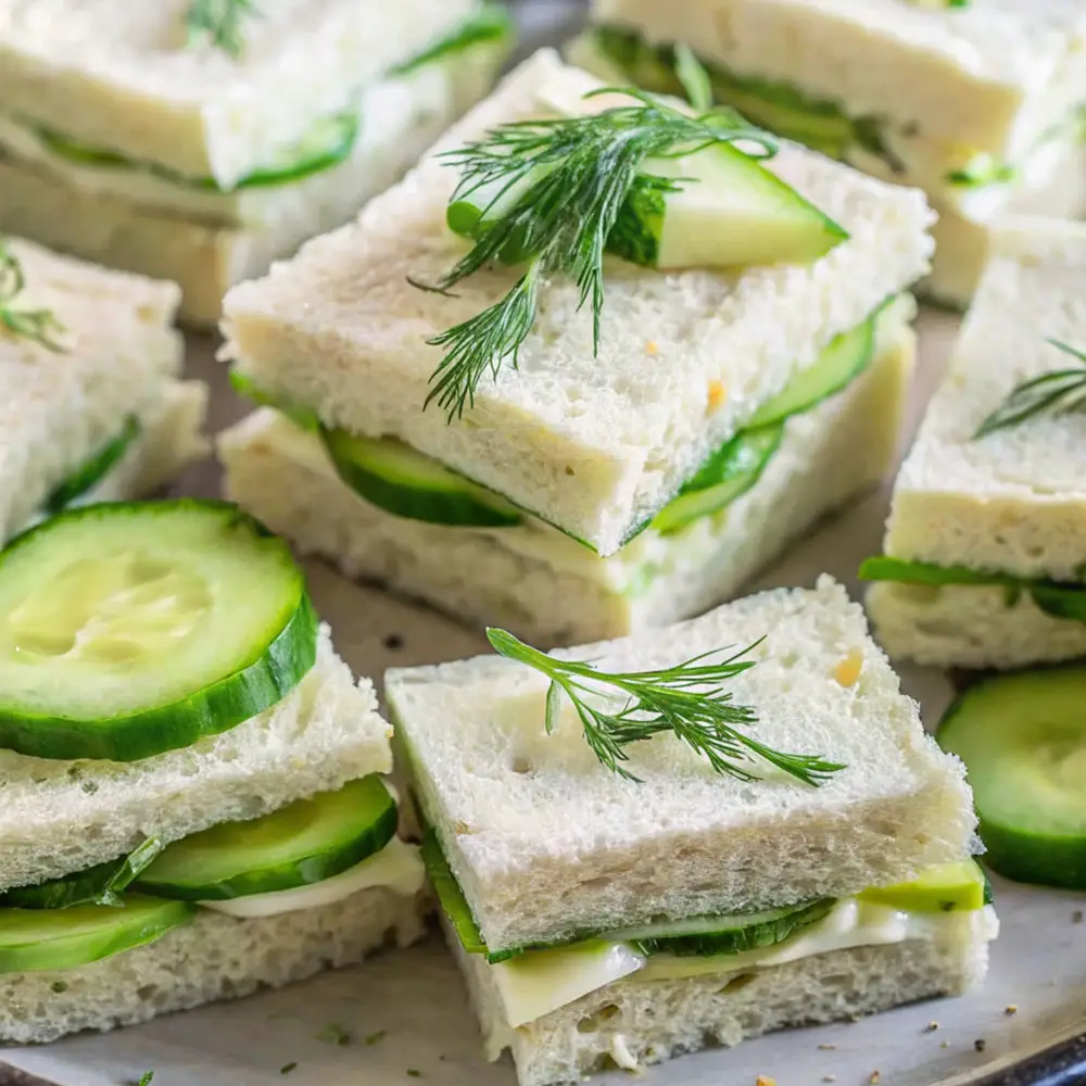 Easy Cucumber Sandwiches – Perfect for Tea Time or Snacks