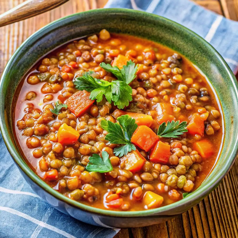 Hearty Lentil Soup Recipe. Simple and Delicious One-Pot Meal